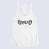 Gorguts Tank Top, Gorguts Band Logo White Tank Top Shirt, Death Metal Merchandise