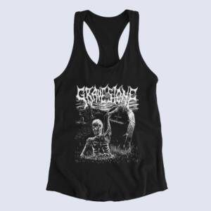 Gravestone Tank Top, Gravestone Rotten Kill Black Tank Top Shirt, Death Metal Merchandise