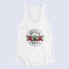 Guns n Roses Tank Top, Guns n Roses Band Logo White Tank Top Shirt, Heavy Metal Merchandise