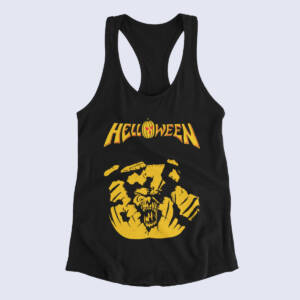 Helloween Tank Top, Helloween Artwork Black Tank Top Shirt, Power Metal Merchandise