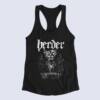 Herder Tank Top, Herder Logo Artwork Black Tank Top Shirt, Stoner Metal Merchandise