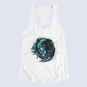 In Flames Tank Top, In Flames Siren Charms White Tank Top Shirt, Metalcore Merchandise