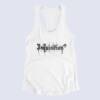 Inquisition Tank Top, Inquisition Band Logo White Tank Top Shirt, Black Metal Merchandise