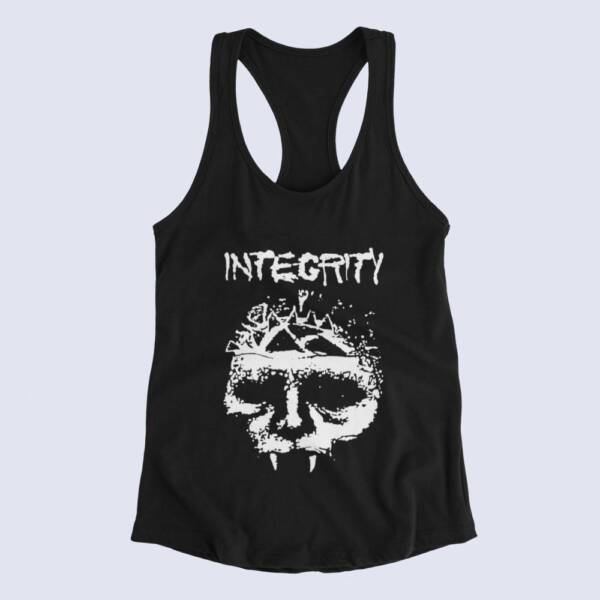 Integrity Tank Top, Integrity Band Logo Artwork Black Tank Top Shirt, Metalcore Merchandise