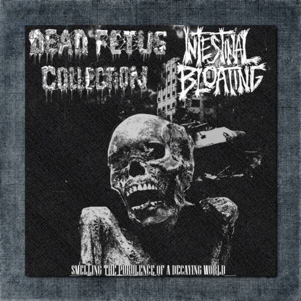 Intestinal Bloating, Dead Fetus Collection Back Patch, Intestinal Bloating, Dead Fetus Collection - Smelling the Purulence of a Decaying World Big Back Patch