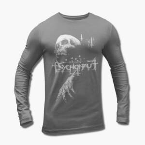 Psychonaut 4 Band Long Sleeve T-Shirt, Psychonaut 4 Skull Artwork Longsleeve Tee Shirt