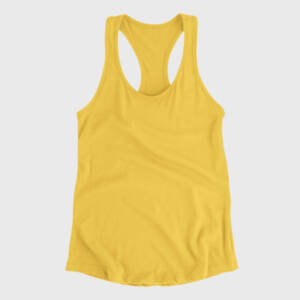 POD Yellow Tank Top for Men