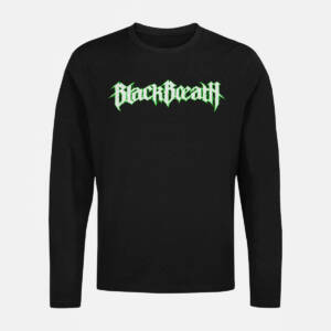 Black Breath Longsleeve T-Shirt, Black Breath Logo Black Long Sleeve, Death Metal Merchandise