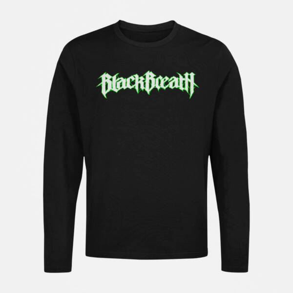 Black Breath Longsleeve T-Shirt, Black Breath Logo Black Long Sleeve, Death Metal Merchandise