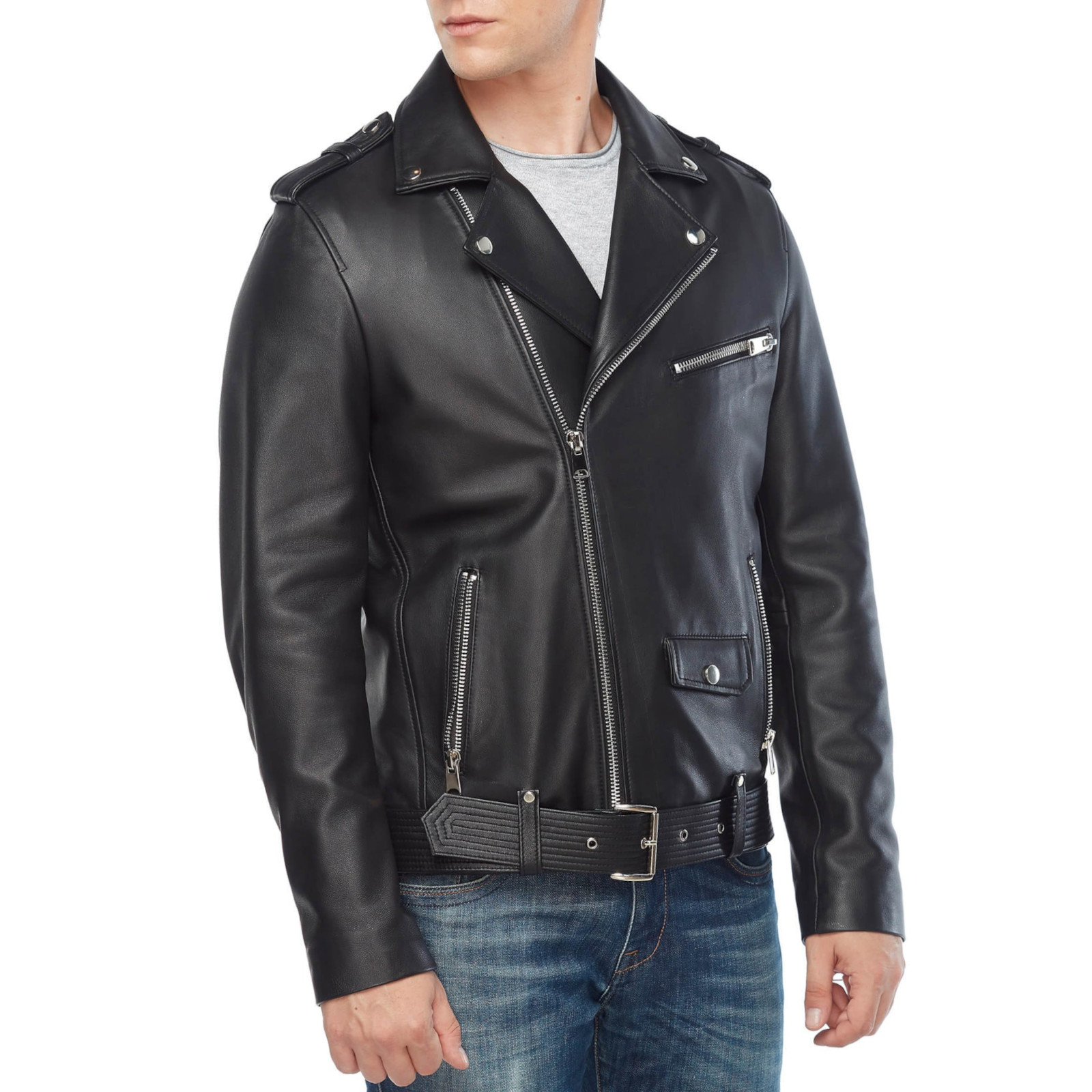 Entombed Uprising Patched Genuine Leather Jacket, Death Metal Merchandise - Image 6