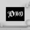 Dio Wooden Wall Art, Dio Logo Artwork Wooden Framed Object For Wall