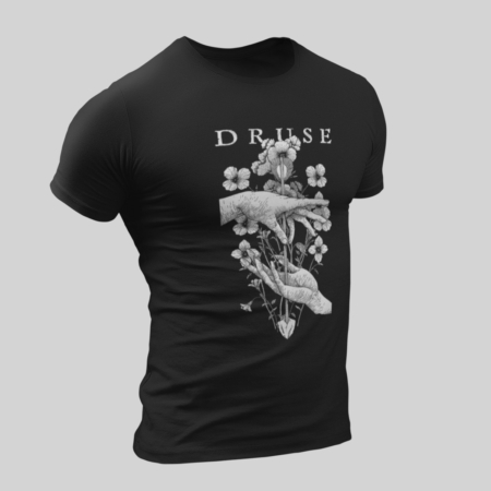 Druse T-Shirt, Druse Artwork Black T-Shirt