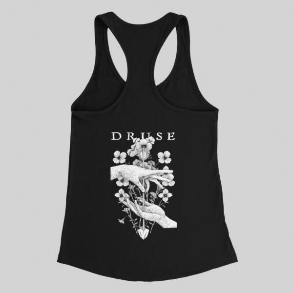 Druse Tank Top, Druse Artwork Black Tank Top - Image 2