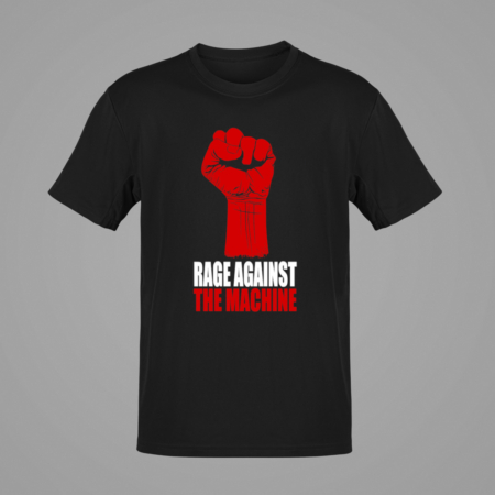 Rage Against The Machine T-Shirt, Rage Against The Machine Artwork Black T-Shirt