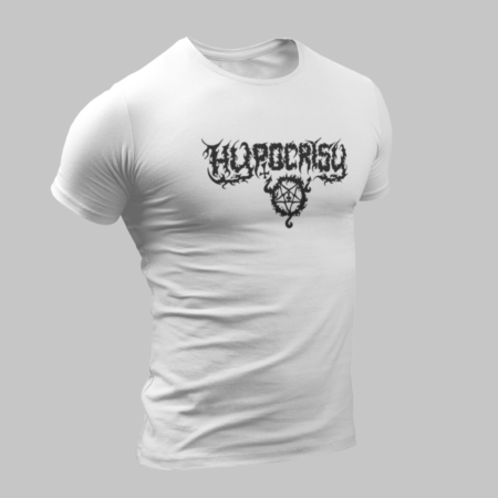 Hypocrisy T-Shirt, Hypocrisy Old Logo White T-Shirt