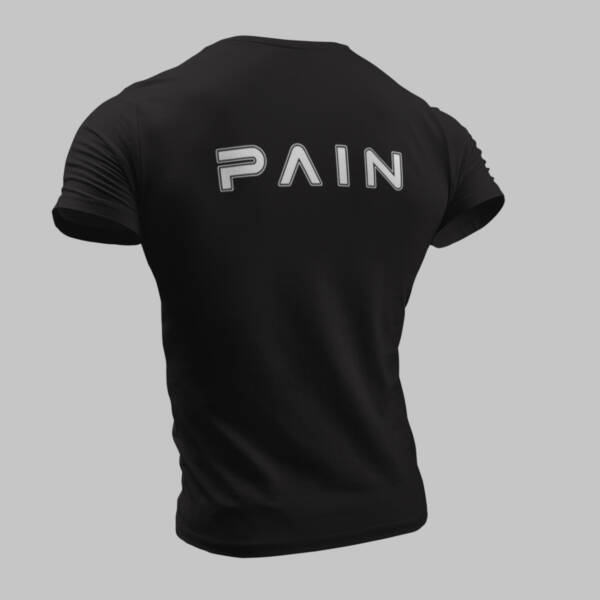 Pain T-Shirt, Pain Logo Black T-Shirt - Image 2