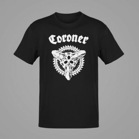 Coroner T-Shirt, Coroner Logo Black T-Shirt
