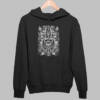 Skull Gate Hoodie, Skull Gate Artwork Black Hoodie