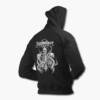 Atomizer Zip Hoodie, Atomizer Artwork Black Zip Sweatshirt