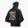 Carnifex Zip Hoodie, Carnifex Artwork Black Zip Sweatshirt