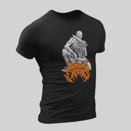 Dragging Entrails T-Shirt, Dragging Entrails Logo Black T-Shirt