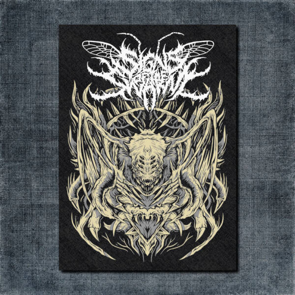 Signs of The Swarm Back Patch, Signs of The Swarm Artwork Patch