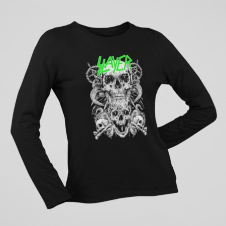 Slayer Long Sleeve, Slayer Artwork Black Longsleeve
