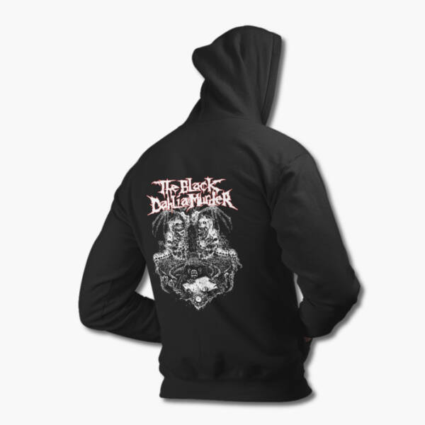 The Black Dahlia Murder Zip Hoodie, Black Dahlia Artwork Black Zip Sweatshirt