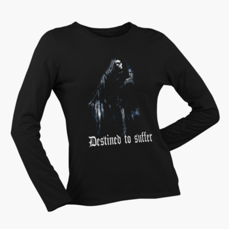 Destined to Suffer Long Sleeve, Destined to Suffer Artwork Black Longsleeve