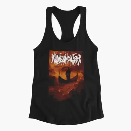 Wandering Martyr Tank Top, Wandering Martyr Artwork Black Athlete