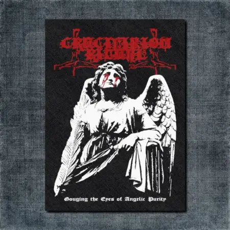 Crucifixion Ritual Gouging the Eyes of Angelic Purity Back Patch