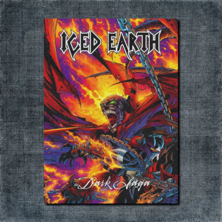 Iced Earth Dark Saga Back Patch