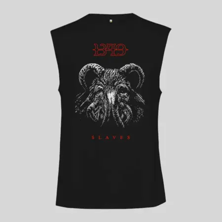 1349 Slaves Black Sleeveless Tank Top