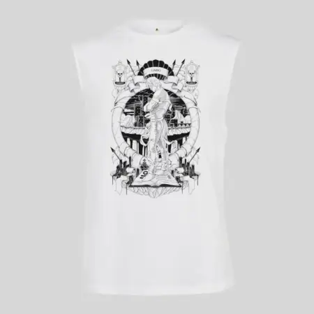 7 Deadly Sins White Sleeveless Tank Top