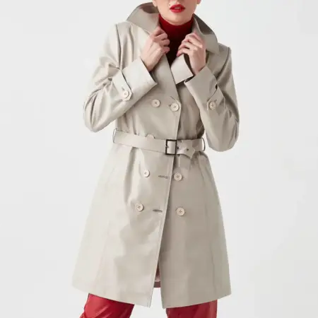 Geniune Leather Jacket, Beige Leather Jacket