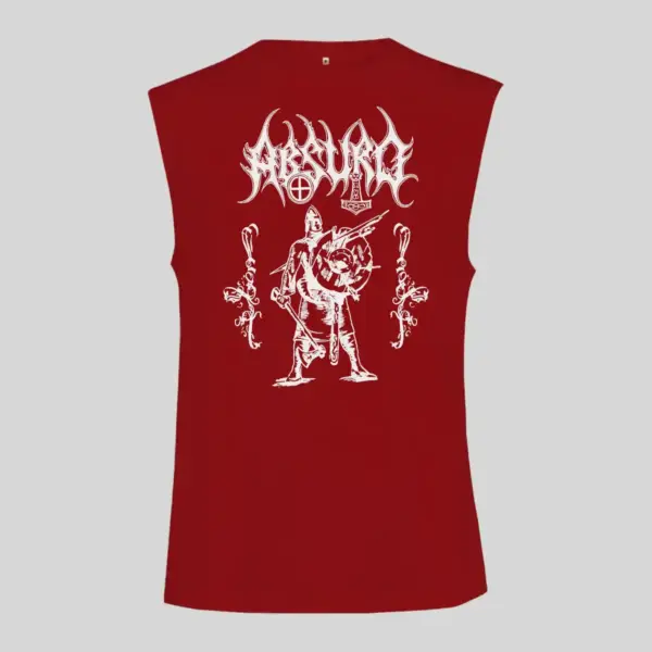 Absurd Artwork Black Sleeveless Tank Top - Image 3