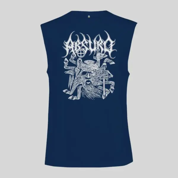 Absurd Asgardsrei Black Sleeveless Tank Top - Image 2