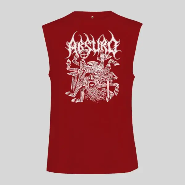 Absurd Asgardsrei Black Sleeveless Tank Top - Image 3