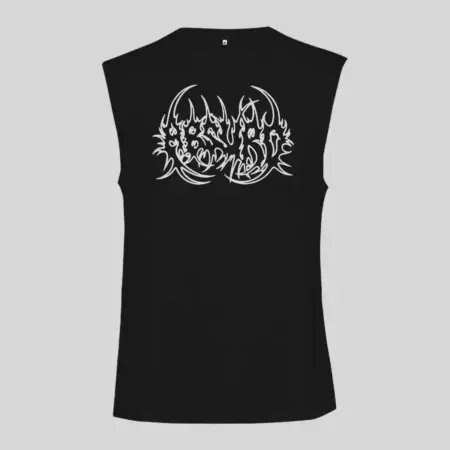 Absurd Logo Black Sleeveless Tank Top