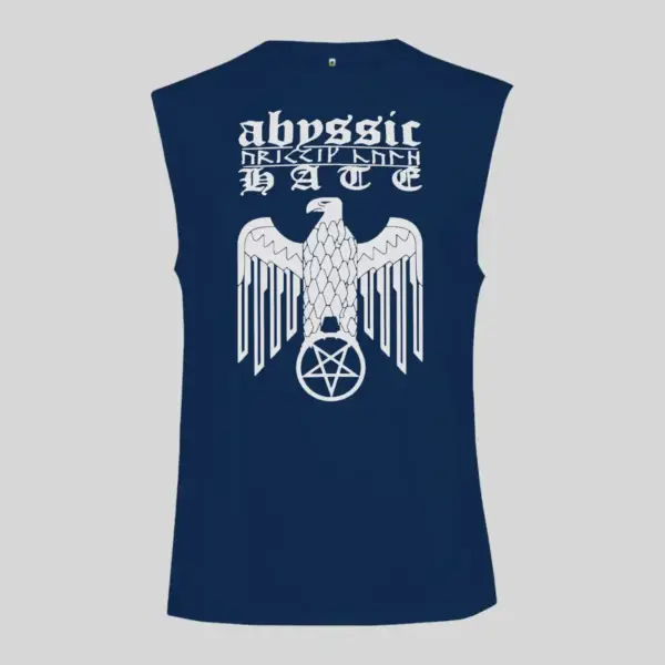 Abyssic Hate A Decade Of Hate Black Sleeveless Tank Top - Image 2