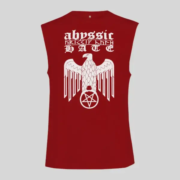 Abyssic Hate A Decade Of Hate Black Sleeveless Tank Top - Image 3
