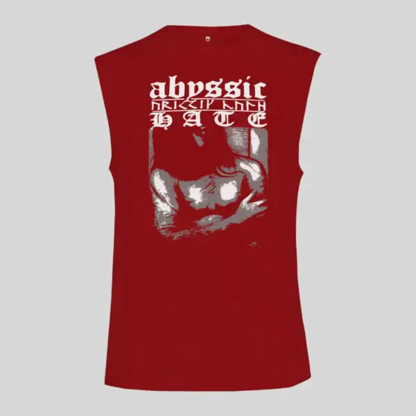Abyssic Hate Suicidal Emotions Black Sleeveless Tank Top - Image 3