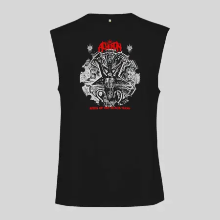 Acheron Rites of the Black Mass Black Sleeveless Tank Top