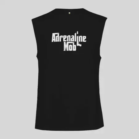 Adrenaline Mob Logo Black Sleeveless Tank Top