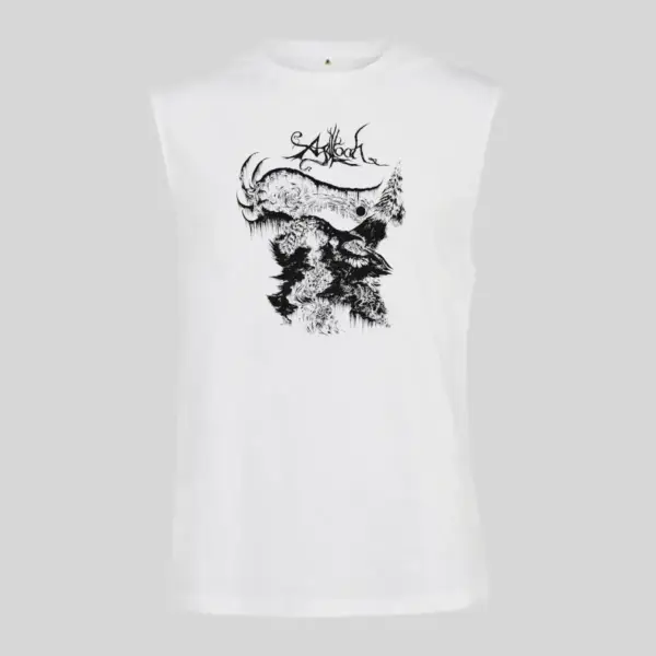 Agalloch Logo Black Sleeveless Tank Top - Image 4
