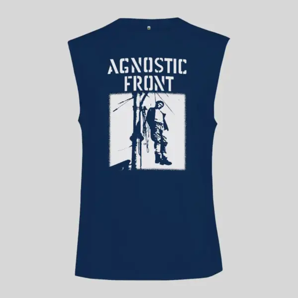 Agnostic Front Victim In Pain Black Sleeveless Tank Top - Image 2