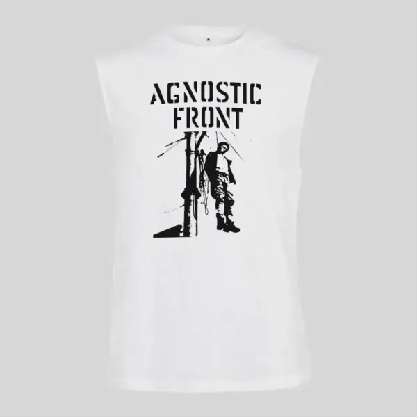 Agnostic Front Victim In Pain Black Sleeveless Tank Top - Image 4