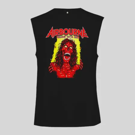 Airbourne Breakin' Outta Hell Black Sleeveless Tank Top
