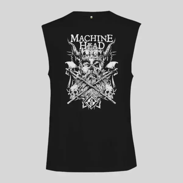 Machine Head Artwork Black Sleeveless Tank Top