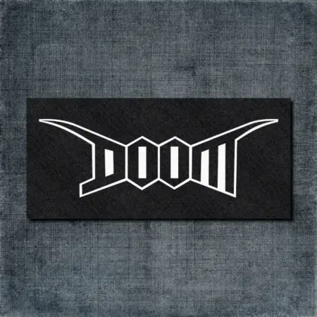 Doom Back Patch, Doom Logo Big Patch